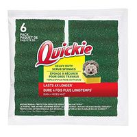 Quickie 575076PDQ Lysol Durable Scrub Sponges, 6-Pack, 6 Pack