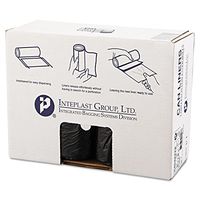 IBSS404822K High-Density Can Liner, 40 x 48, 45-Gallon, 22 Micron, Black, 25/Roll