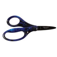 Fiskars 5 Inch Designer Non Stick Pointed-tip Kids Scissors, Color Received May Vary