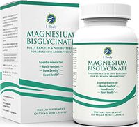 Magnesium Bisglycinate Chelate - Reduce Muscle Cramps and Improve Sleep - Maximum Absorption with no Laxative Effects - 100% Chelated - 200 mg of Pure Magnesium Bisglycinate Per Capsule