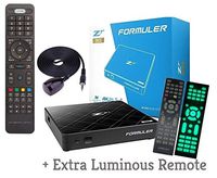 2019 FORMULER Z7+ 5G Built in WiFi Dual Band & Bluetooth 2GB RAM DDR4 with Smart Learning Remote + Extra Luminous Remote + Free 3 IN1 Charger