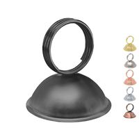 Gray Bunny Place Card Holder, 12 Pack, Black Nickel, Table Cardholder Tabletop Menu Holder Harp-Clip Table Number Holder Recipe Holder Reserved Card Holder, for Restaurants, Weddings, Banquets