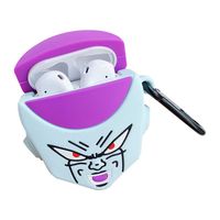 Raleighsee Anime Naruto Cartoon Creative AirPods1/2 Generation Silicone Protective Case Scratch-Proof Anti-Fall Portable Bluetooth Headphone Box Protective Cover(Frieza)