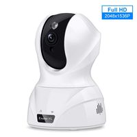 Home Security Camera, Enow-YL Wireless 3MP Surveillance Pan/Tilt/Zoom IP Indoor 2.4G WiFi Dome Camera with Motion Detection, Night Vision, Two Way Audio for Baby/Pet/Nanny Monitor, Work with Alexa