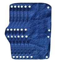 🍀Libobo🍀1/2/6PC Summer Selling Beat The Heat Blue Snap-on Hard hat Sweatband (C:6PC)