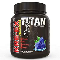 KRE EX Reloaded: The Complete Pre-Workout Muscle Volumizer for Energy, Stamina, Strength, Size, and Pump (Blue Raspberry)