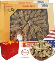 DABC OAK LAND 8OZ*2=453g/ 2 Box Hand-Selected American Wisconsin Farmed Ginseng Root | Long Small |美国威斯康辛州 5年大号泡参 西洋参 花旗参| Cultivated Wisconsin American Ginseng CD 066#XL Box