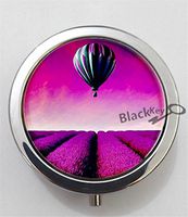 BlackKey Hot Air Balloon 3-Compartment Decorative Pocket Gift Box Case Organizer for Pill, Color 1 -1957