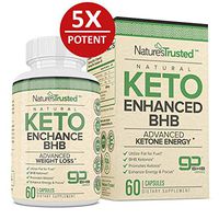 5X Potent Keto Pills to Boost Energy & Focus - Keto Diet Pills to Utilize Fat for Energy with Ketosis, Exogenous Ketones Carb Blocker - Keto Supplement Pure BHB Salts for Women and Men - 30 Day Supply
