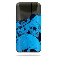 MightySkins Skin Compatible with Suorin Suorin Air - Blue Skulls | Protective, Durable, and Unique Vinyl Decal wrap Cover | Easy to Apply, Remove, and Change Styles | Made in The USA