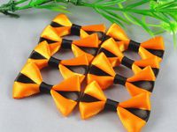 60pcs Polyester Ribbon Bow Sewing/Wedding/Appliques (Yellow)