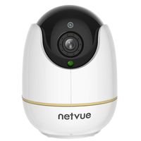 Pet Camera, Netvue 1080P Home Camera 2 Way Audio and Night Vision, Motion Detection, Compatible with Alexa Echo Show, Pet Monitor, Baby Camera with Cloud Storage (1080P Orbcam)