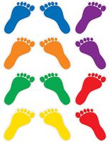 Teacher Created Resources 5367 Footprint Mini Accents