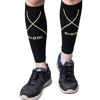 Calf Compression Sleeve- Leg Compression Socks for Shin Splint, Calf Pain Relief - Athletic Shin Guard Sleeves for Running, Cycling, Maternity, Travel, Nurses (1 Pair) (Small)