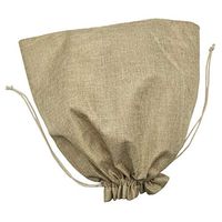 Sanrich 14" X 14" Burlap Bags with Drawstring Pack of 10 Party Favor Large Gift Bags Drawstring Sacks Christmas Gifts Wrapping