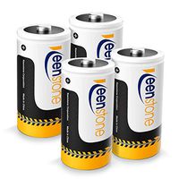 Rechargeable D Batteries, D Cell Rechargeable Batteries 10000mAh Ni-MH, Keenstone 1.2V High Capacity D Size Battery - 4-Pack