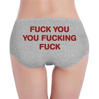 Fuck You You Fucking Fuck Women Low Waist Underwear