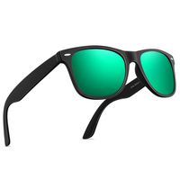 Polarized Sunglasses for Men Retro - FEIDU Polarized Retro Sunglasses for Men FD2149 (matte black-green)