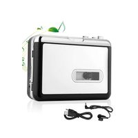 Cassette Player Tape to MP3 Converter via USB Retro Walkman Auto Reverse Portable Audio Music Tape Player with Earphones, No Need Computer by KALULI (White)