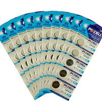 CR1620 3V Coin Cell Lithium Batteries For Samsung 3D glasses (50pc(10 cards))