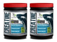 Sports Supplements and Nutrition - German CREATINE Powder - MICRONIZED CREATINE MONOHYDRATE CREAPURE 500G 100 Servings - Lean Muscle Supplements - 2 CANS