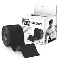 AZSPORT. Kinesiology Tape, Uncut 2 Inch x 16 Foot Roll, Black