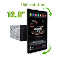 Flyunice Universal 12.8 Inch IPS Tesla Style 2 Din Touch Screen Android 8.1 Car Stereo Radio in Dash Head Unit 4G RAM 32G ROM 1920x1080 Resolution Navigation Bluetooth Multimedia Player SWC