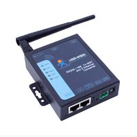 USR-W630 Ethernet Serial RS232/ RS485 to WiFi Convertor Server Modbus RTU to Modbus TCP with 2 RJ45