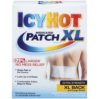 Icy Hot Extra Strength Back Medicated Pain Relieving Patch-5, count (Pack of 6)