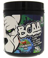 PITBULL LABS BCAA's 7g Natural BCAA's, ZERO Sugar, 1g L-Carnitine, 2g Citrulline, 25g L-Glutamine, 30 Servings (Strawberry Kiwi)