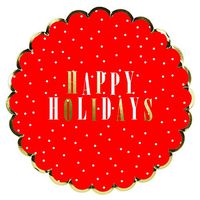 Graphique PE2036 7 inch paper plate, Red