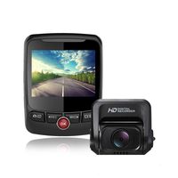 Dual Dash Cam GPS Front and Rear 4K & 1080P Camera for Cars 2.4'' LCD Display 170°Wide Angle, G-Sensor, Loop Recording, Night Vision, Motion Detection, Parking Mode, 128GB