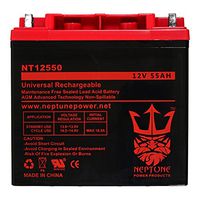 Neptune 12V 55A Power Boat Pontoon Electric Trolling Motor Deep Cycle Battery NB