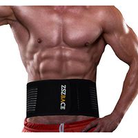 ZSZBACE Waist Support Recovery Back Brace- Lower Back Lumbar Support Belt/Wrap for Men& Women- Works Great for Sitting, Walking, Sports (L)