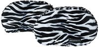 Crutch Caps Adults Underarm Crutch Pads, Black/White, Zebra, Large