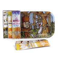 True Hemp Hemp Wraps Variety Pack with Rolling Tray (Nugz Bunny)