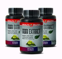 Pure noni Leaf Extract - NONI 8:1 Concentrate 500MG - Support The Central Nervous System (3 Bottles)