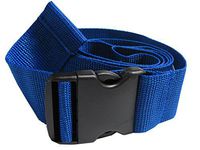 JDM Medical Light Weight Polypropylene Gait Belt with Plastic Buckle (54", Blue)