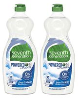 Seventh Generation Dish Liquid - 25 oz - Free & Clear - 2 pk