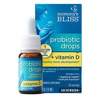 Mommy's Bliss - Probiotic Drops + Vitamin D - 0.34 FL OZ Bottle