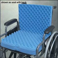 Complete Medical Supplies Eggcrate Wheelchair Cushion-16in x18in x3in - 1960