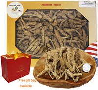 DABC OAK LAND 1LB=453g/Box American Ginseng,Hand-Selected Wisconsin Farmed Ginseng Root | Long Small |美国威斯康辛州 长枝西洋参 花旗参 礼盒装 |Cultivated Wisconsin American Ginseng WI 063# Box
