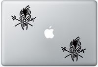 Metallica Face ArcDecals78600877 Set Of Two (2x) , Decal , Sticker , Laptop , Ipad , Car , Truck