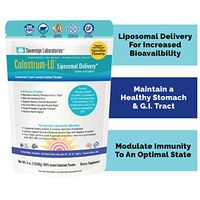 Organic Colostrum-LD Powder with Proprietary Liposomal Delivery (LD) Technology for up to 1500% Better Bioavailability Than Regular Bovine Colostrum (Organic Vanilla, 6 Ounce)