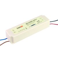 SMPS LED Power Supply 24v 5a 120w Waterproof Constant Voltage Switch Driver 110v 120v ac-dc Lighting Transformer IP67 (SANPU LP120-W1V24)