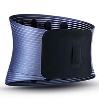 MWPO Protection Belt,Reduce Waist Pressurestraighten Your Lumbar100% Organic Cottonprotection Belt,Chrome,L