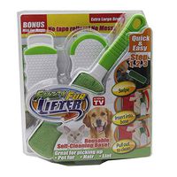 DIRECTV TV Direct Fuzzy Fur Lifter: Self-Cleaning Pet Fur & Lint Remover, Green