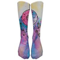 Beautiful Dream Catcher Athletic Tube Stockings Women Men Classics Knee High Socks Sport Long Sock One Size