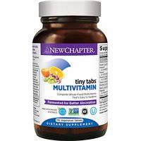 New Chapter Tiny Tabs Multivitamin with Fermented Priobiotics + Whole Foods + Vitamin D3 + B Vitamins + Organic Non-GMO Ingredients 192 ct (Packaging May Vary)