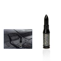 Bullet Antenna Replacement for 2014 - Current Toyota Tundra 1995-2015 Toyota Tacoma 2006-2014 Toyota FJ Cruiser 3.8 inches short antenna Designed for Optimized FM/AM Reception